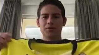 Para hacerle frente al COVID-19: James Rodríguez donó su camiseta más especial con la selección de Colombia [VIDEO]