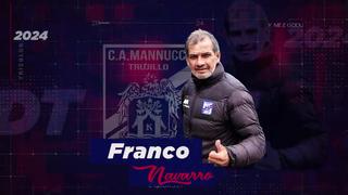 ¡Nuevo desafío! Franco Navarro fue anunciado como DT de Carlos A. Mannucci