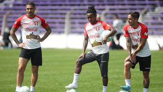 ¡Afina la puntería! Yordy Reyna anotó gol en la práctica 'bicolor' y se apunta para arrancar ante Uruguay en el Nacional