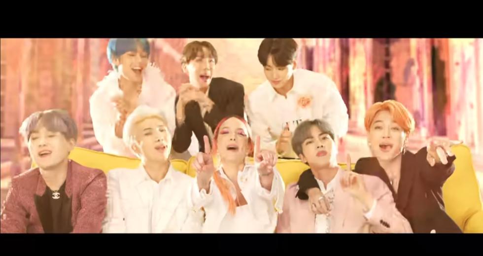 BTS estrena en YouTube el videoclip de “Boy with Luv” con Halsey (Foto: Captura de pantalla)