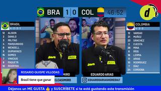 La reacción de Depor al gol de Daniel Muñoz para el empate en el Brasil vs. Colombia