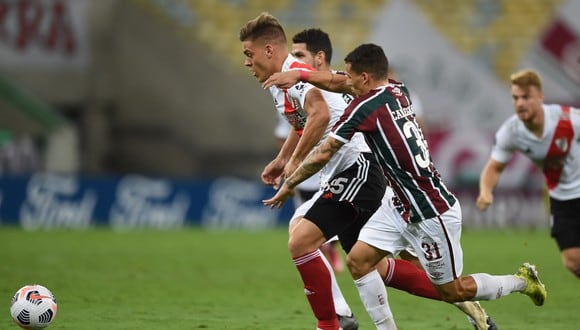 River y Fluminense empataron en su estreno por la Copa Libertadores 2021. (Foto: Conmebol)