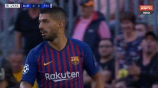 Pase de la muerte de Lionel Messi y Luis Suárez… erró clara ocasión en el Barcelona vs. PSV