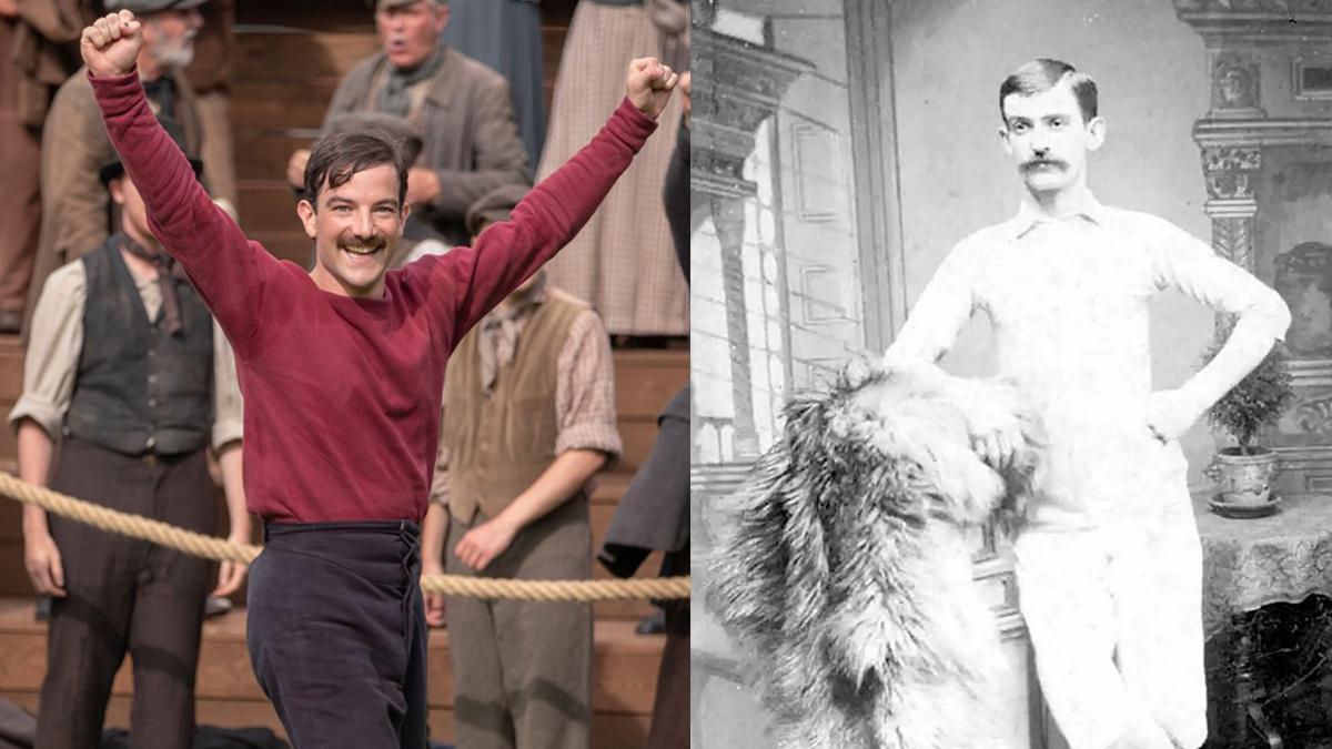 El inglés Kevin Guthrie interpreta a Fergus Suter, el pionero del fútbol profesional.

