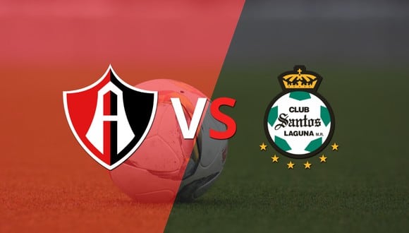 ¡Ya se juega la etapa complementaria! Atlas vence Santos Laguna por 2-0