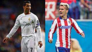 Real Madrid vs. Atlético Madrid: el duelo entre Cristiano y Griezmann