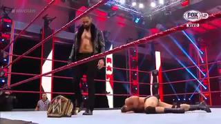 ¡Lo dejó tirado! Seth Rollins le aplicó dos potentes pisotones a Drew McIntyre en el segmento estelar de Raw [VIDEO] 