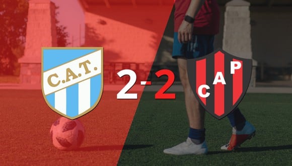 Atlético Tucumán empató 2-2 ante Patronato con doblete de Ramiro Carrera