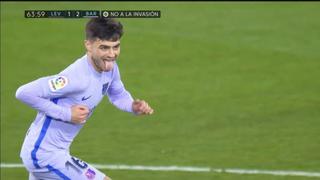 Magia para darle vuelta: gol de Pedri para el 2-1 del Barcelona vs. Levante por LaLiga [VIDEO]