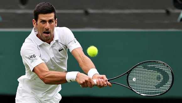 Novak Djokovic debutó con victoria en primera ronda de Wimbledon 2021. (Wimbledon/ATP)