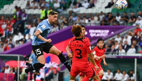 Uruguay vs. Corea del Sur se vieron las caras este jueves por el Mundial Qatar 2022 (Foto: Depor).