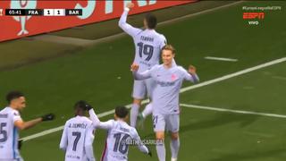 El ‘Tiki-taka’ se hizo presente: Ferrán Torres anotó el 1-1 del Barcelona vs. Frankfurt [VIDEO]