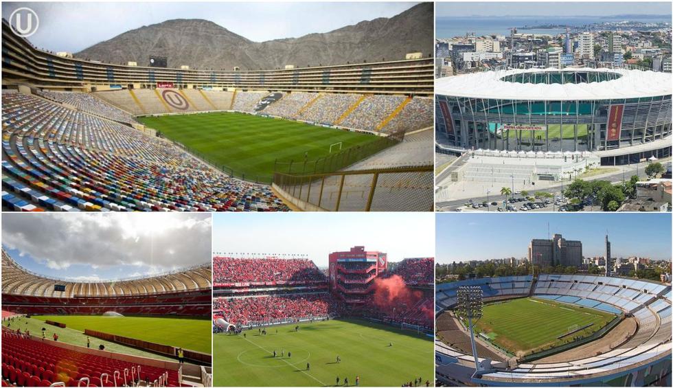 Los estadios más grandes de Sudamérica con el Monumental de Universitario en el primer lugar. (USI)