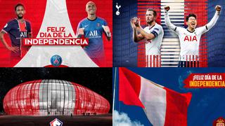 La relación del Perú vía redes sociales con Tottenham, PSG, Lille, entre otros grandes clubes de Europa 