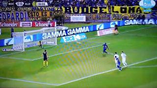 ¡Intratable! 'Wanchope' Ábila anotó de penal para el 1-0 de Boca Juniors contra Aldosivi [VIDEO]