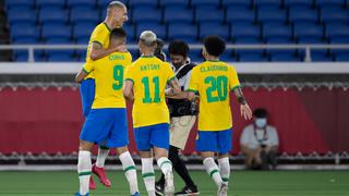 A paso de campeón: Brasil derrotó 4-2 a Alemania por los Juegos Olímpicos Tokio 2020