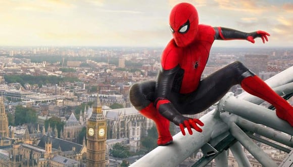 Peter Parker (Tom Holland) se ve en aprietos en 'Spider-Man: Far from Home' (Foto: Marvel Studios / Sony Pictures)