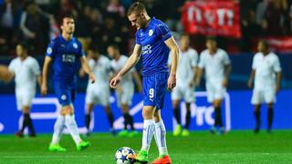 Sevilla venció 2-1 a Leicester City por la ida de octavos de Champions League