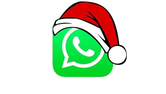 ¿Quieres descargar el logo de WhatsApp con gorro de Navidad? Aquí te decimos cómo. (Foto: WhatsApp)