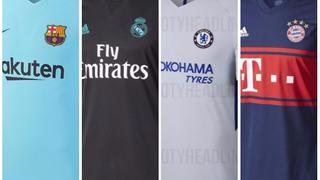 Nuevas pieles: las camisetas alternas de los clubes europeos para la temporada 2017-18