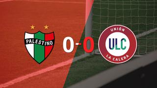 Sin goles, Palestino y U. La Calera igualaron el partido