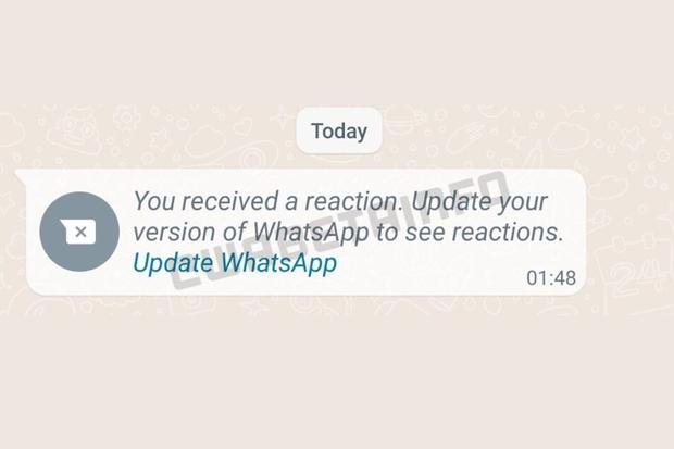 In this way, the arrival of responses on WhatsApp is very much announced in the style of Facebook.  (Photo: WABeta Info)