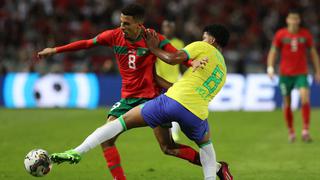 ¡Imparables! Marruecos derrotó 2-1 a Brasil, en amistoso internacional