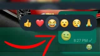 WhatsApp: cómo reaccionar en la app