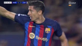 Nada está dicho: gol de Lewandowski para el 2-2 de Barcelona vs. Inter por Champions League [VIDEO]