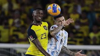Eliminatorias Qatar 2022: Ecuador empató 1-1 con Argentina por la última fecha