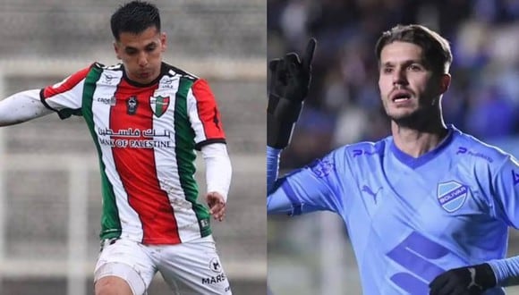 Palestino y Bolívar juegan por Copa Libertadores. (Foto: Composición)
