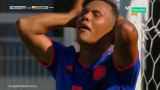 Se salvó la 'Vinotinto': el travesaño le negó a Rivaldo el 1-0 de Colombia vs Venezuela [VIDEO]