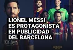 Messi aparece como imagen principal de venta de las nuevas camisetas del Barcelona