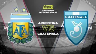 Argentina vs. Guatemala: ver aquí fecha, canales TV y horarios por amistoso internacional 2018