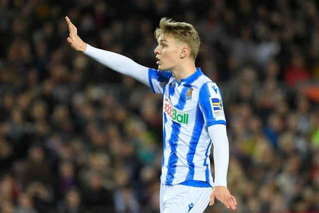 Martin Odegaard debutó a los 15 con el Strømsgodset de Noruega. (Foto: AFP)