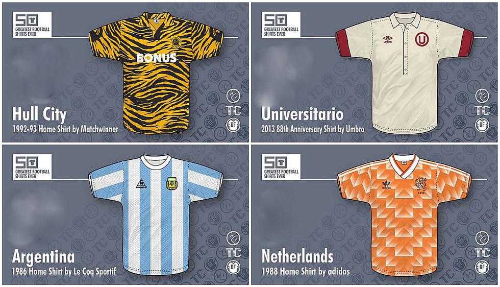 Con Universitario de Deportes: las 50 mejores camisetas de la historia.