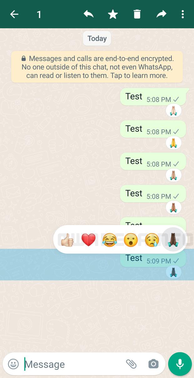 Whatsapp Vuelve A Modificar Las Reacciones Con Emojis En La Versión Beta App Aplicación 0139