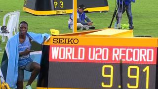 ¿El “nuevo Bolt”?: Letsile Tebogo alcanzó una nueva marca de los 100 metros en el Mundial Sub-20