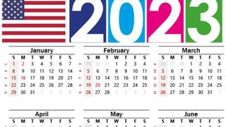 Calendario USA 2023: anota todos los feriados y días festivos y organiza tus días libres