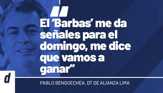 Un repaso por las mejores frases de Pablo Bengoechea a lo largo del campeonato. (Diseño: Depor)