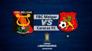 Melgar y Caracas juegan por la clasificación a la fase de grupos por la Copa Libertadores | Vía FOX Sports