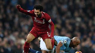 Falta dura pero necesaria: el corte de Vincent Kompany a Mohamed Salah que le costó la amarilla [VIDEO]