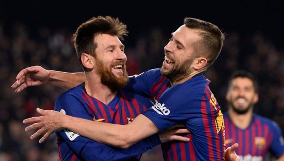 El delantero Lionel Messi marcó dos goles en el duelo Barcelona vs.  Leganés en el estadio Camp Nou por la Copa del Rey. (AFP)