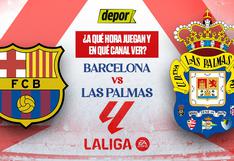 ¿A qué hora juegan Barcelona vs. Las Palmas y qué canales ver LaLiga?