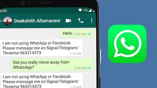 WhatsApp: cómo avisar a todos tus contactos que ya no usarás la app