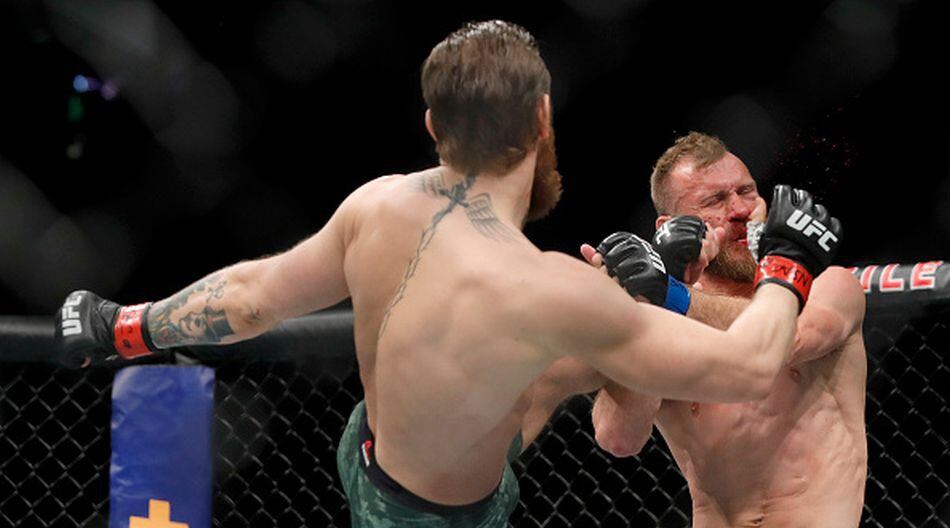 McGregor vs. Cerrone: el irlandés se hizo de la pelea por el peso welter de la categoría. (Getty)