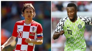 Croacia vs Nigeria: horarios, canales y fecha en el mundo del por Rusia 2018