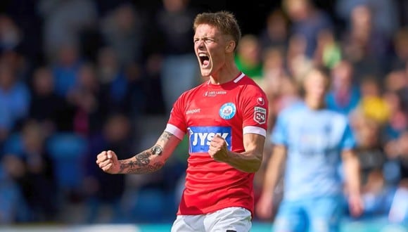 Oliver Sonne lleva un gol con el Silkeborg IF en la temporada 2023-24. (Foto: Getty Images)