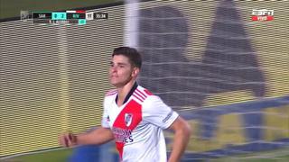 Ventaja cómoda: goles de Pochettino y Julián Álvarez para el 2-0 del River vs. Sarmiento [VIDEO]