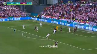 Por fuerza e insistencia: Sarabia corrige el error y anota el 1-1 de España vs Croacia [VIDEO]
